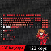 122 keys Red EVA keycaps