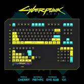 131 Kyes Cherry Profile Cyberpunk Keycaps
