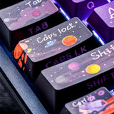 135 keys Cherry Profile Keycaps set----Purple Starry