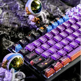 135 keys Cherry Profile Keycaps set----Purple Starry