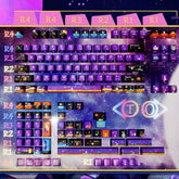 135 keys Cherry Profile Keycaps set----Purple Starry