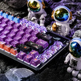 135 keys Cherry Profile Keycaps set----Purple Starry