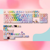 142 Keys MAO Profile Keycaps ——Rainbow Catpaw