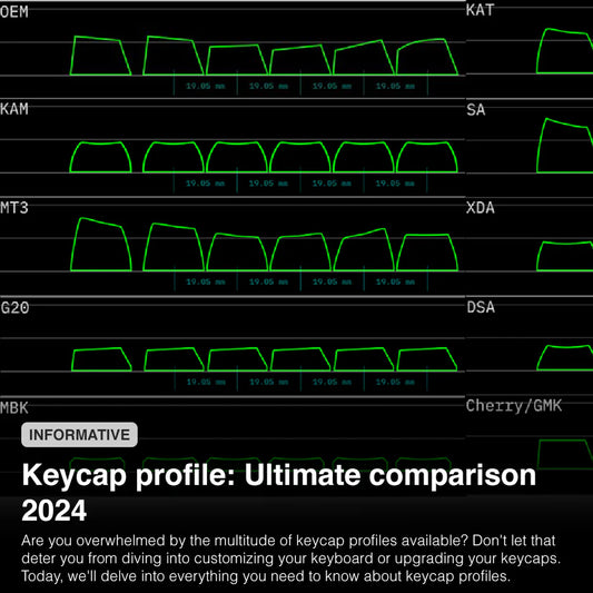 Keycap profile: Ultimate comparison 2024