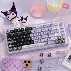 112 keys Pink kuromi keycaps