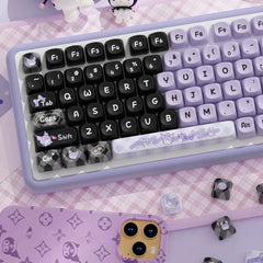 112 keys Pink kuromi keycaps