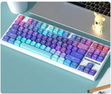 121 Keys MOA Profile Keycaps——Rainbow