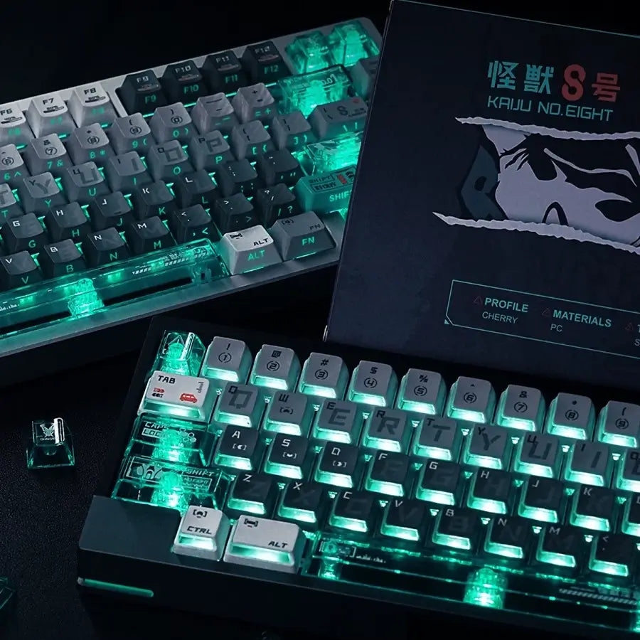 130_Keys_Cherry_Profile_Keycaps_Kaiju_No_8
