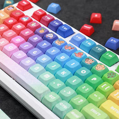 133 Keys XDA Profile Rainbow Keycaps