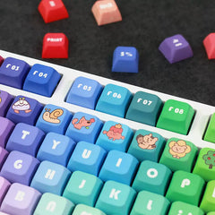 133 Keys XDA Profile Rainbow Keycaps