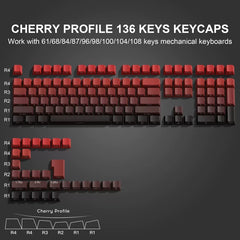 Cherry Profile 136 key keycaps