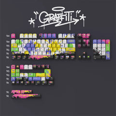 Cherry Profile 114 key Graffiti keycaps