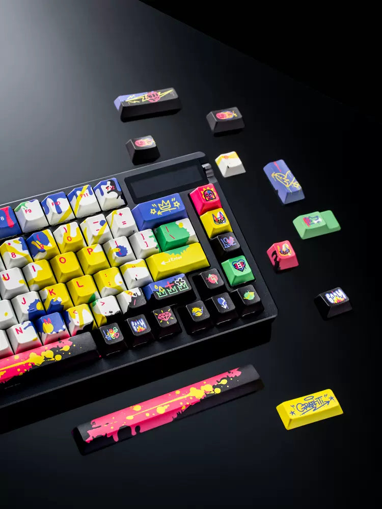 Cherry Profile 114 key Graffiti keycaps