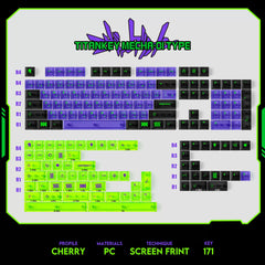 Cherry Profile 171 key Transparent keycaps