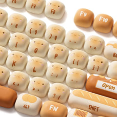 138 Keys MOG Profile Keycaps ——Mantou Paradise