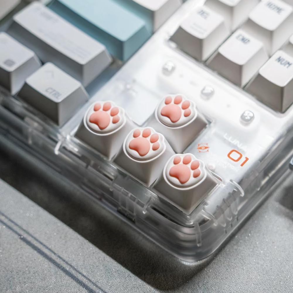 Cute Cat Paw Esc Keycaps