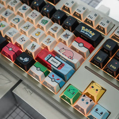 131 Keys Cherry Profile Keycaps—— Pokemon