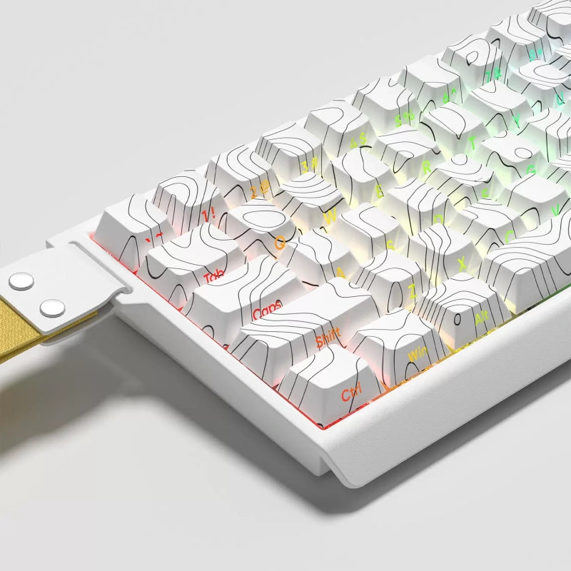 132 kyes Cherry Profile Contour Line keycaps