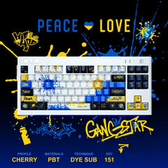 151 Keys Cherry Profile —— Graffiti