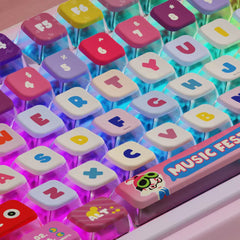 122 keys Pink keycaps