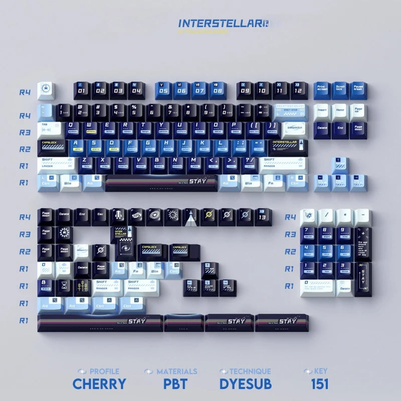 151 Keys Cherry Profile —— Interstellar