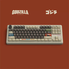 173 Keys Smile Profile Keycaps —— Godzilla