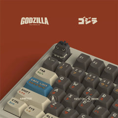 173 Keys Smile Profile Keycaps —— Godzilla