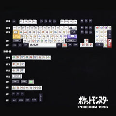 138 Keys Cherry Profile Keycaps——Pokemon 1996