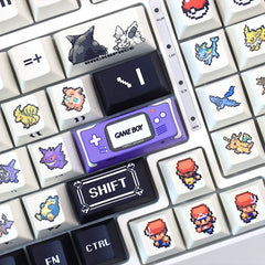 138 Keys Cherry Profile Keycaps——Pokemon 1996