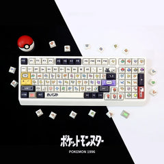 138 Keys Cherry Profile Keycaps——Pokemon 1996