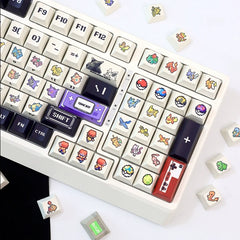 138 Keys Cherry Profile Keycaps——Pokemon 1996