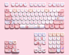 120 Keys MOA Profile Keycaps——Sweet Marshmallow